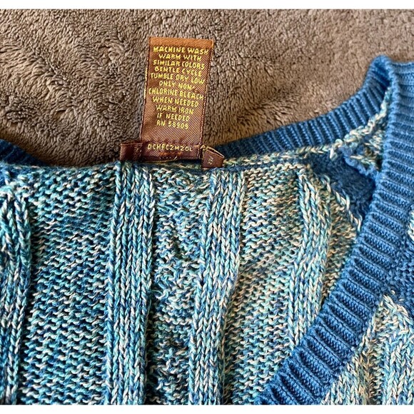 Copper Key Womens Sweater Pullover Blue Size L Lightly Worn - Picture 5 of 5